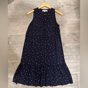 Sleeveless LOFT ruffle hem dress